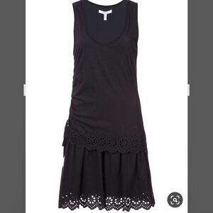 Derek Lam 10 Crosby sundress NWT sleeveless tiered dress black in medium